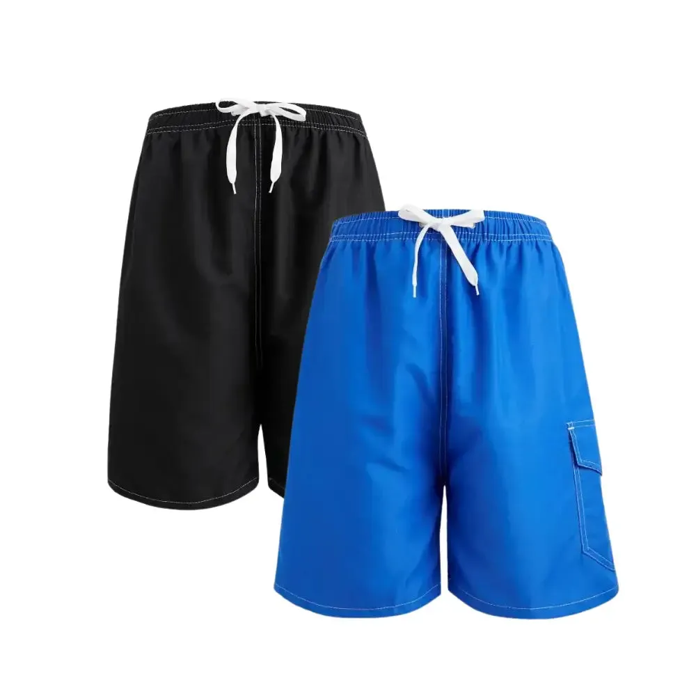 2 Pack Men's Swim Shorts