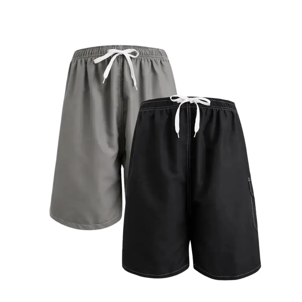 2 Pack Men's Swim Shorts