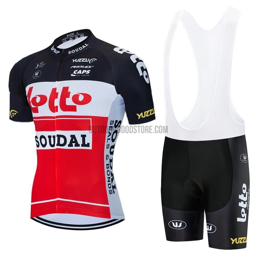 2020 Pro Team Lotto Soudal Cycling Jersey Bib Kit