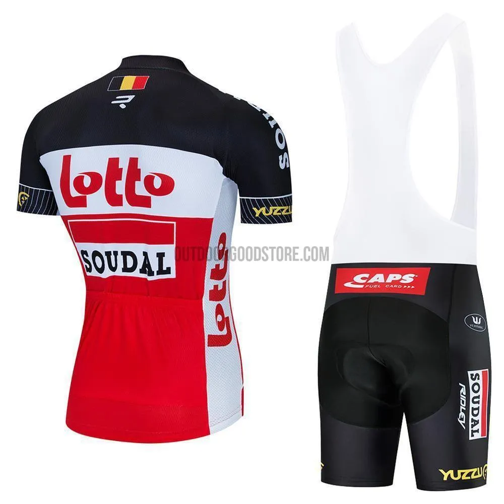 2020 Pro Team Lotto Soudal Cycling Jersey Bib Kit