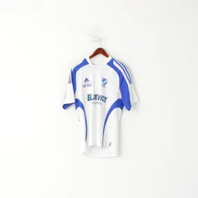 Adidas IFK Hallsberg Men L Shirt White Vintage Football Sportswear Jersey Top