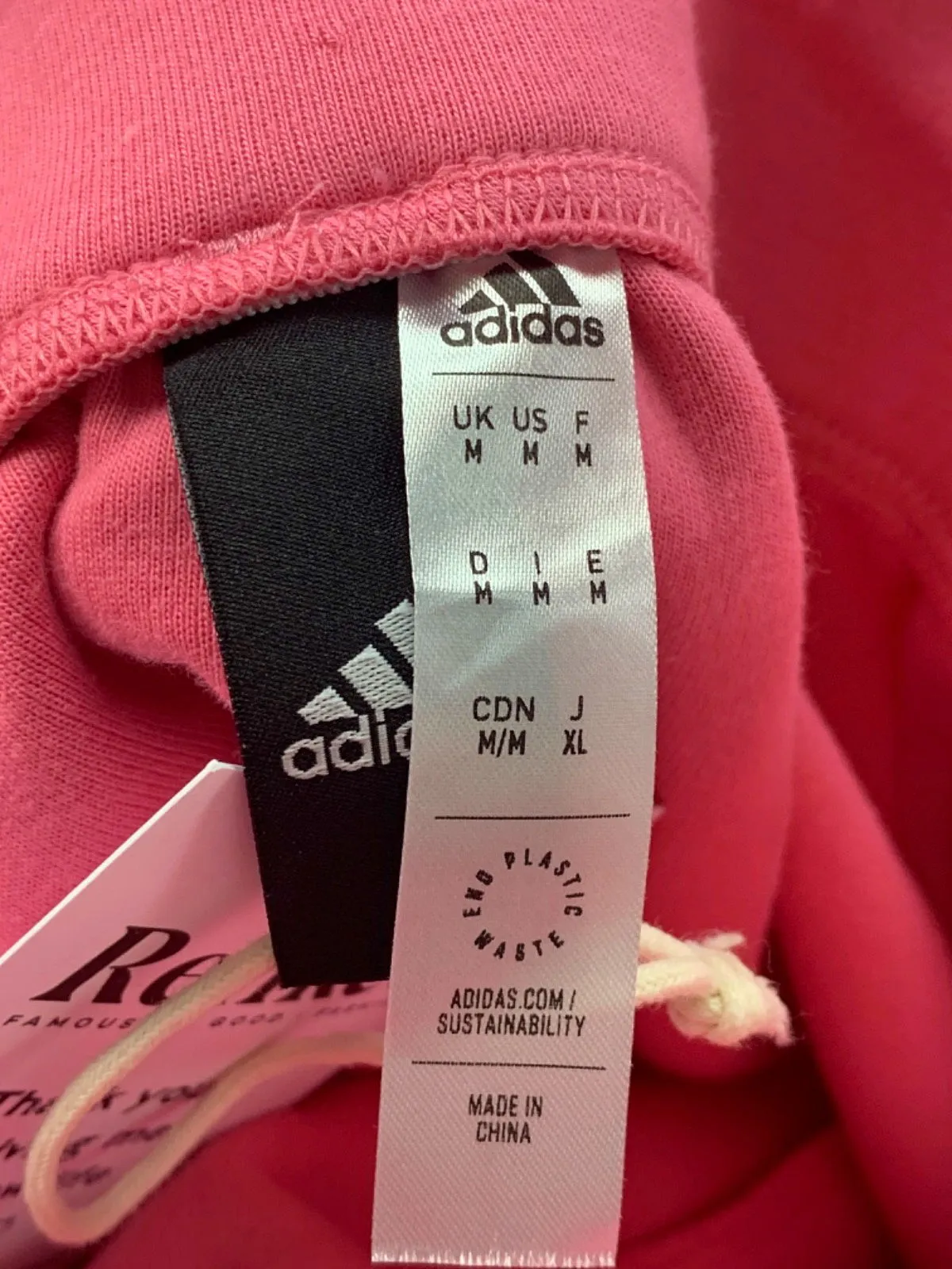 Adidas Pink Essentials Shorts UK M