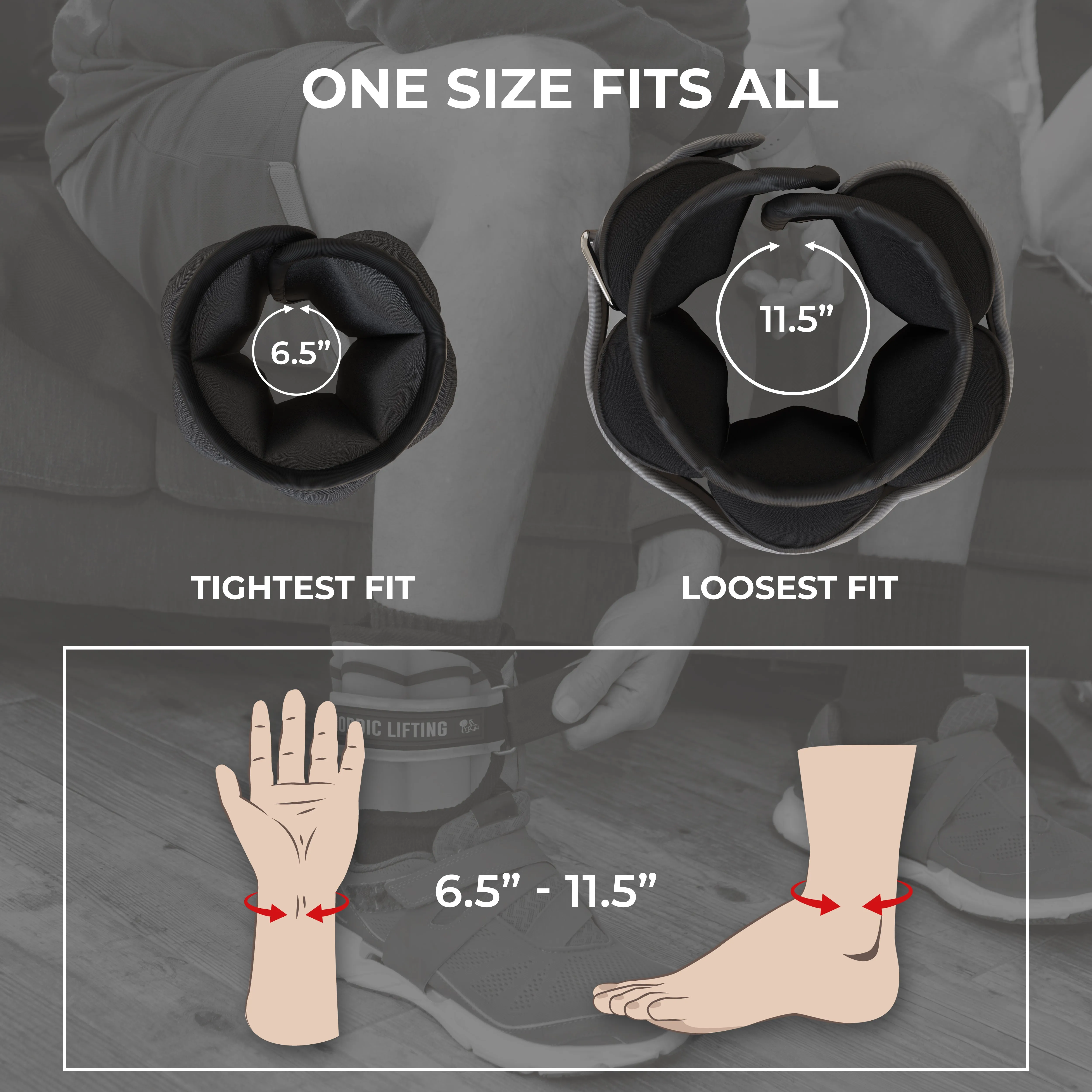 Adjustable Ankle Weights