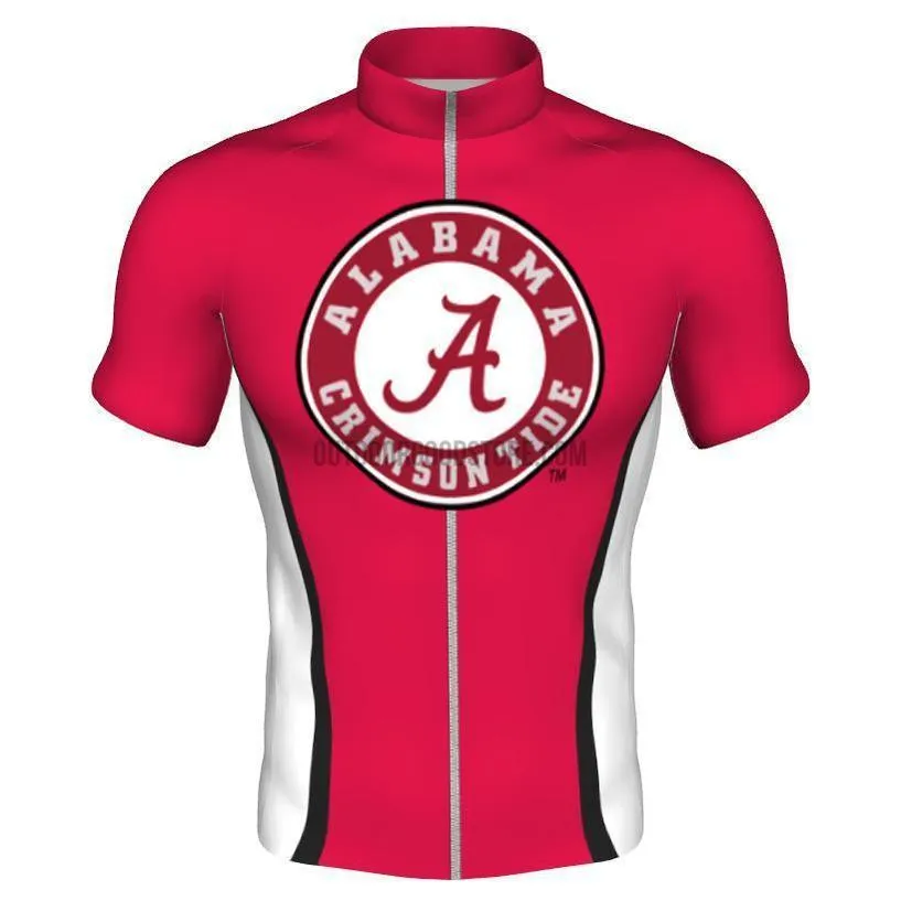 Alabama Crimson Tide Cycling Jersey (Customizable)