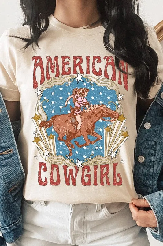 American Cowgirl Graphic T Shirts