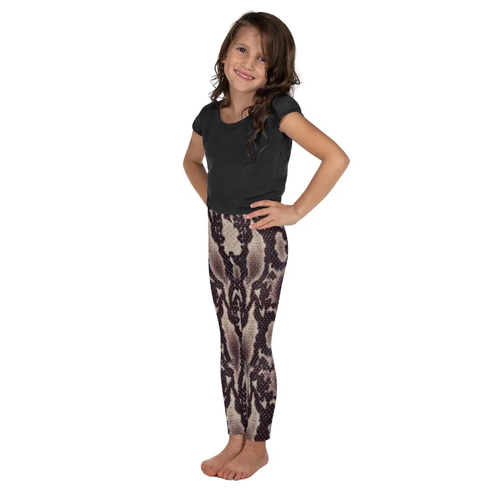 Anaconda Snake Skin Kid's Leggings