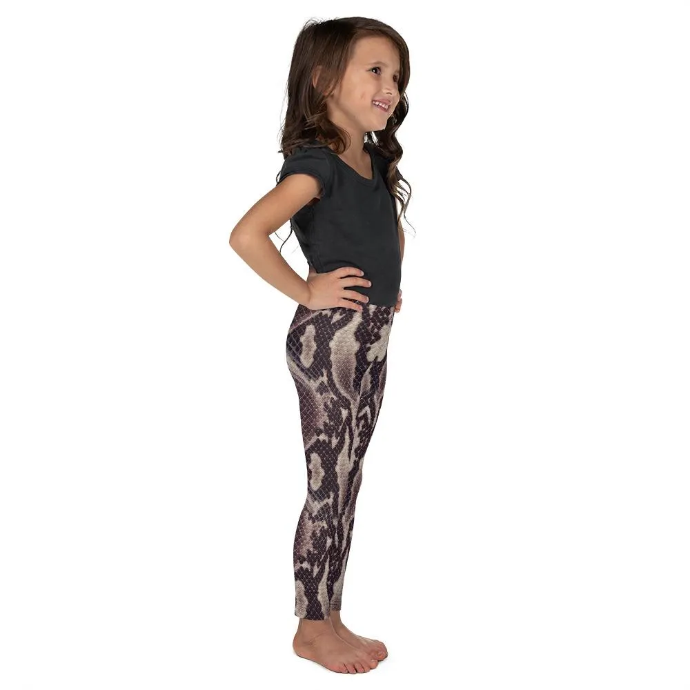 Anaconda Snake Skin Kid's Leggings