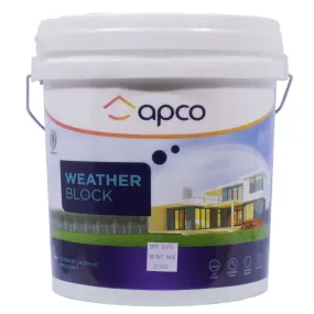 Apco Weatherblock Semi Gloss Acrylic Bright Base 10L