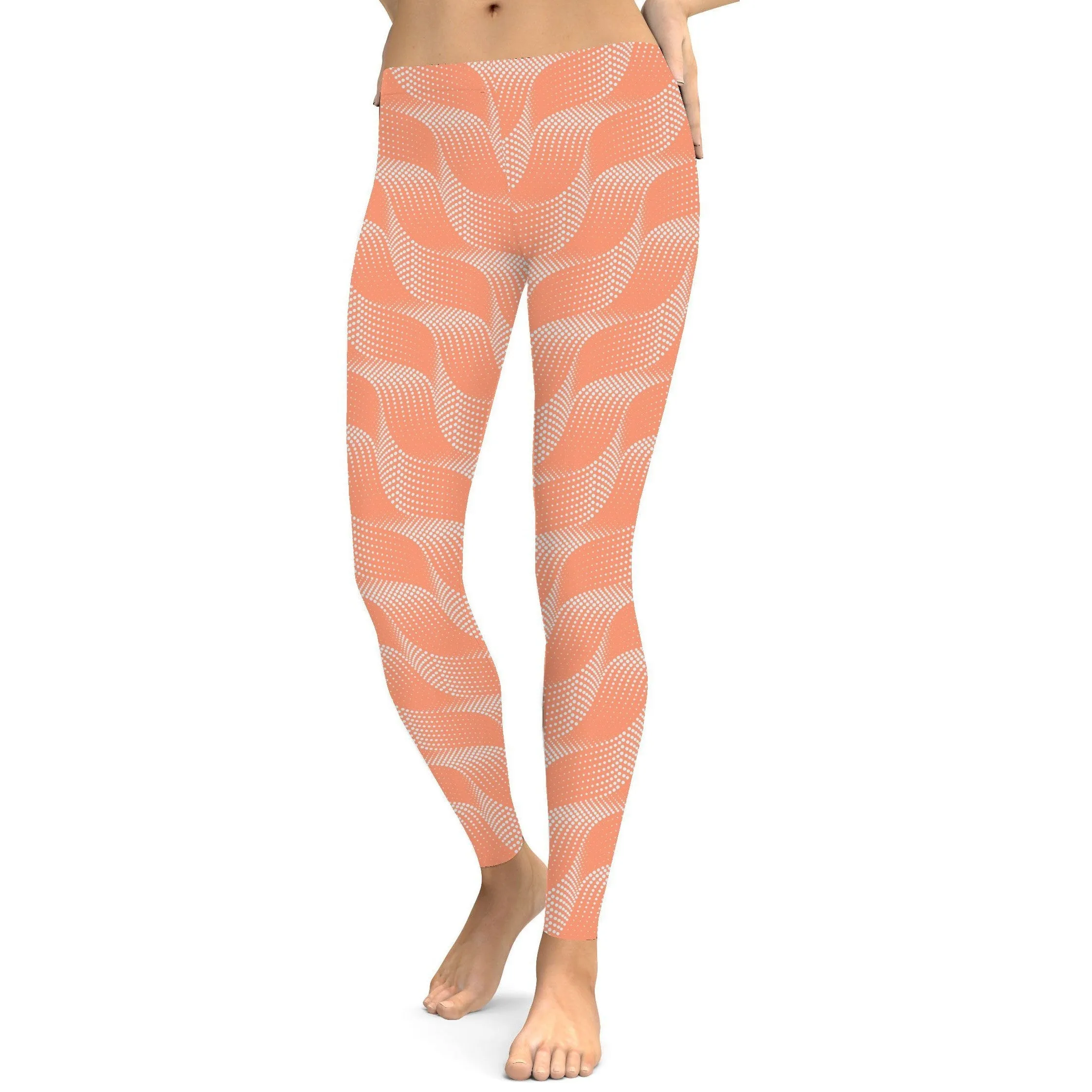 Apricot Wave Leggings