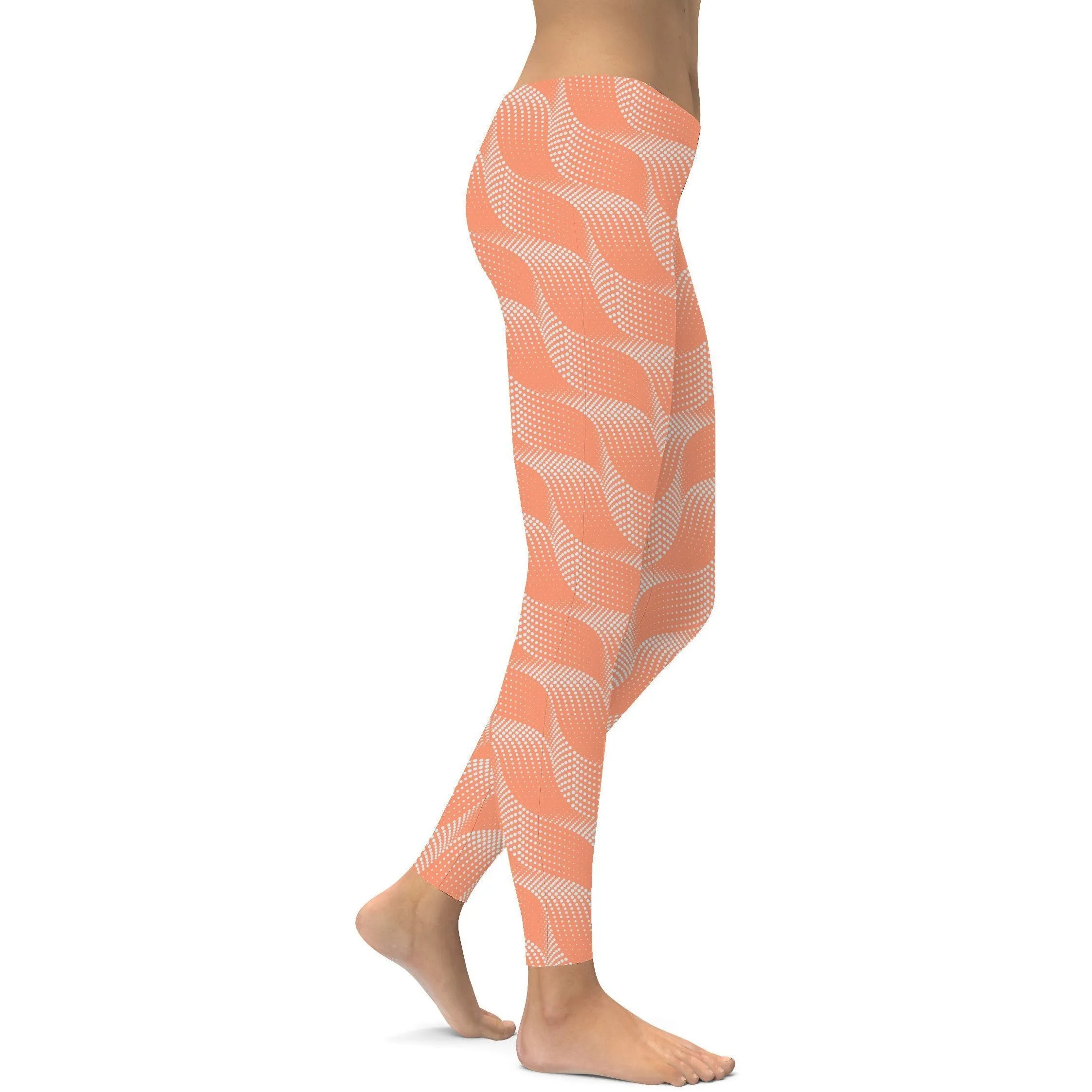 Apricot Wave Leggings