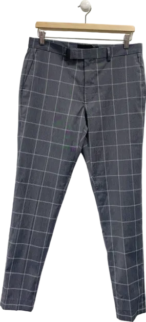 ASOS Grey Check Trousers W32