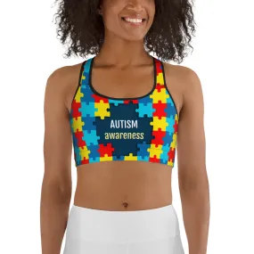 Autism Awareness Sports Bra