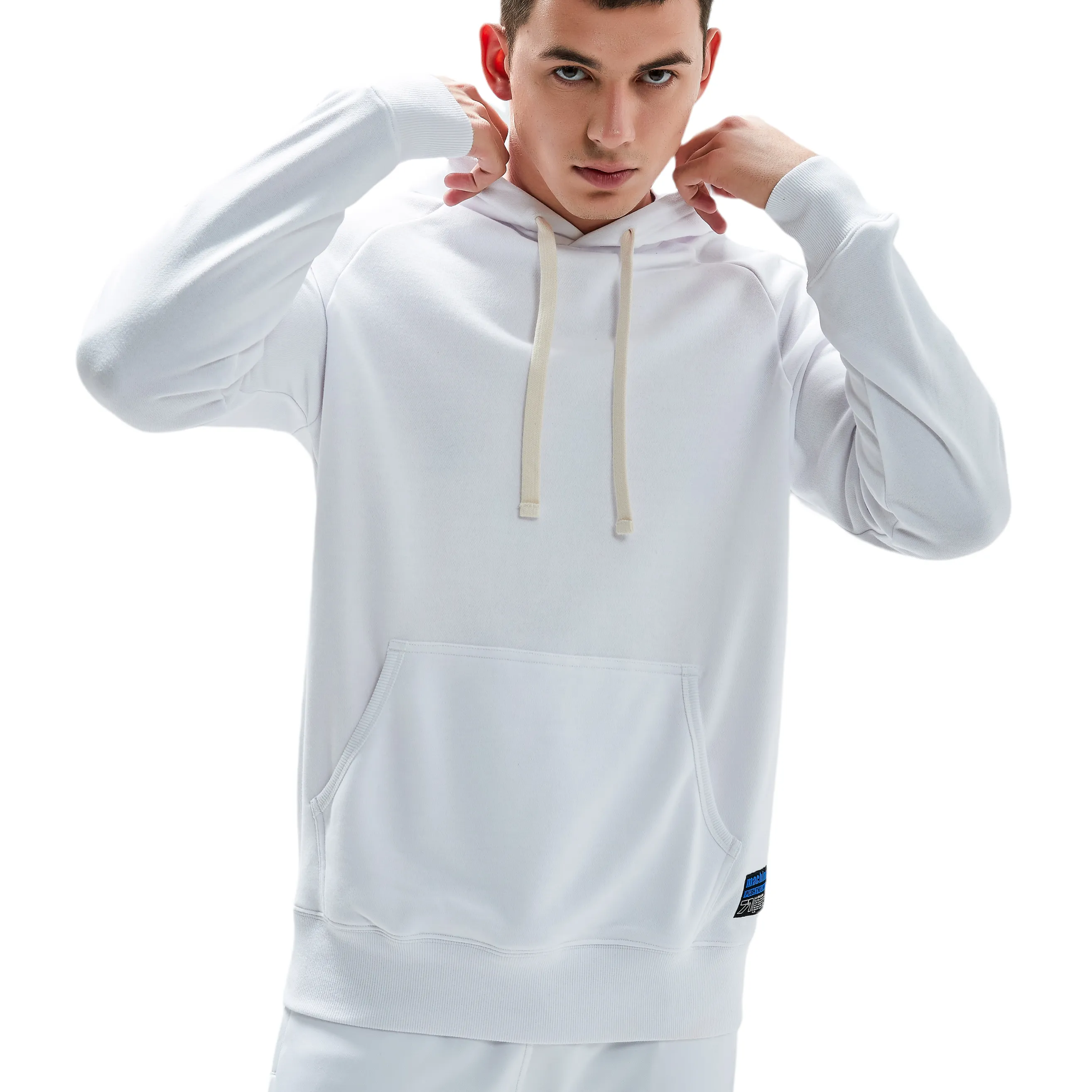 Avenue 'N" the MAN Hoodie in White