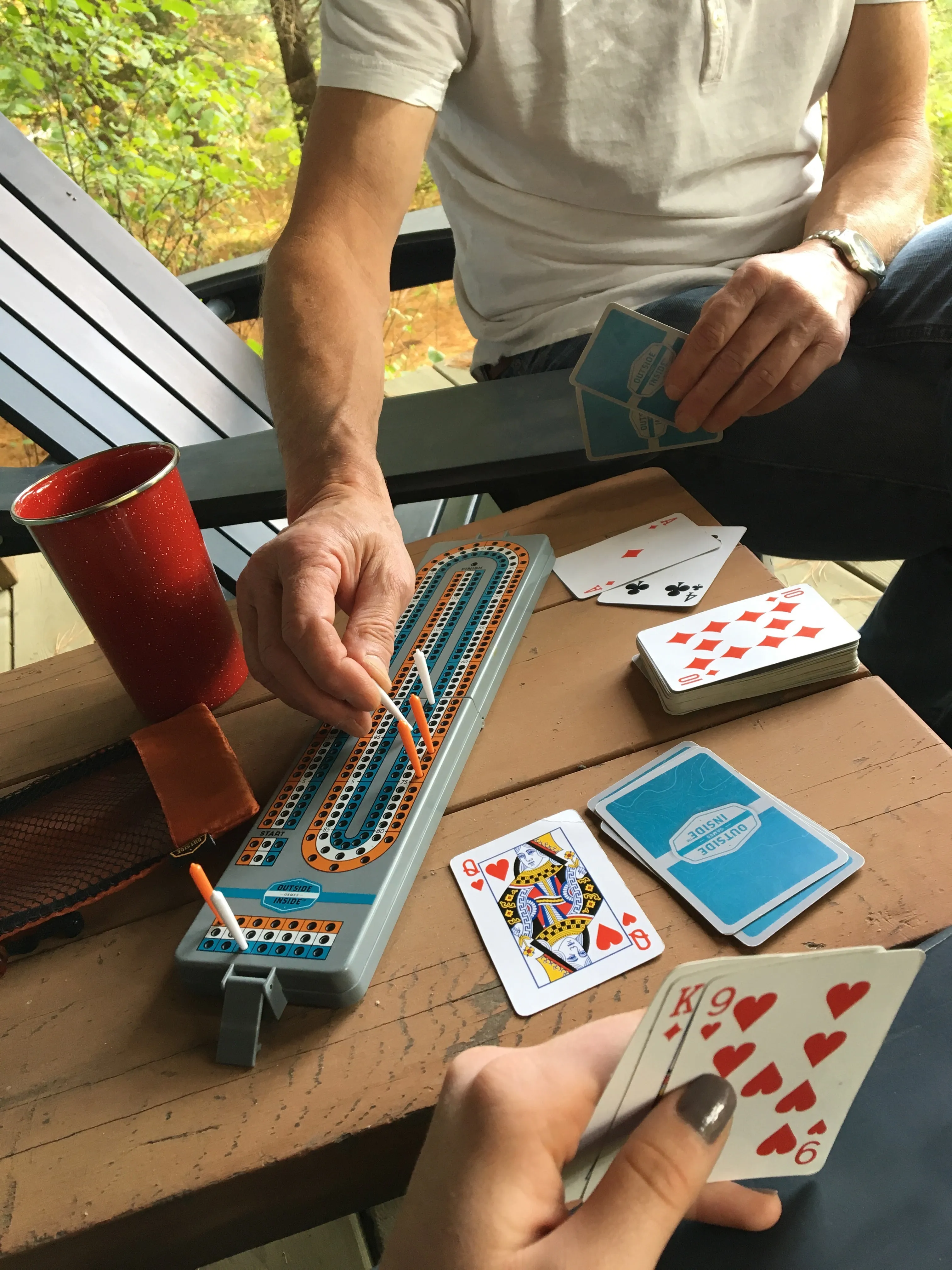 Backpack Cribbage Board