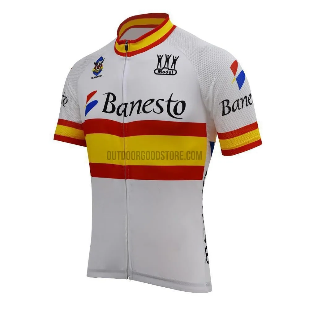 Banesto Spain World Championship 1995 Retro Cycling Jersey