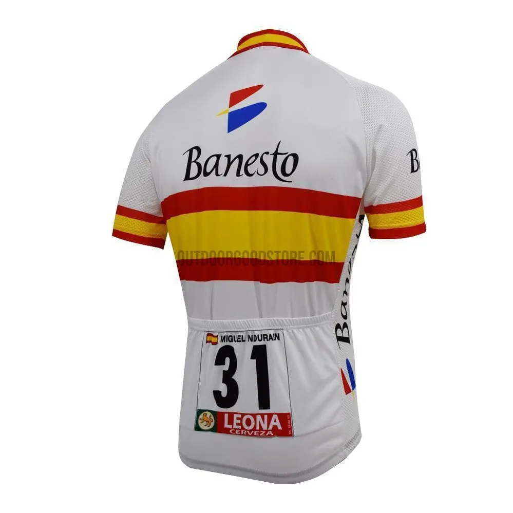 Banesto Spain World Championship 1995 Retro Cycling Jersey