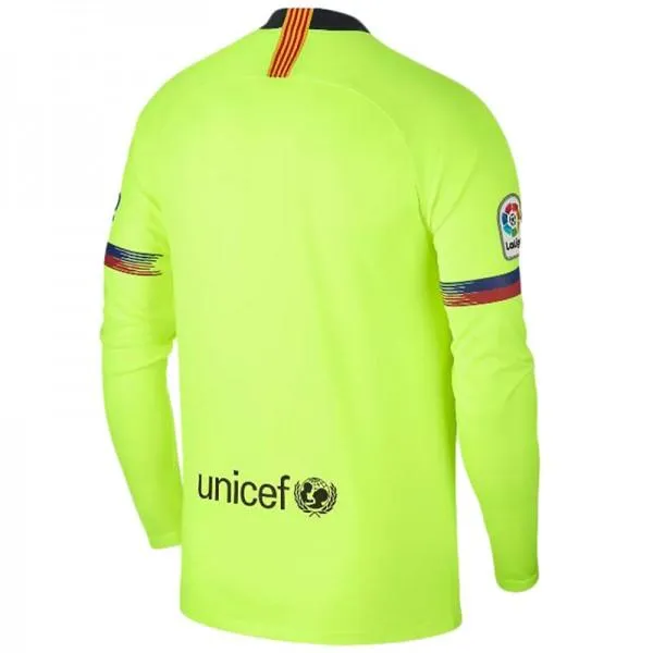 Barcelona Away 2018-2019 LongSleeve Jersey