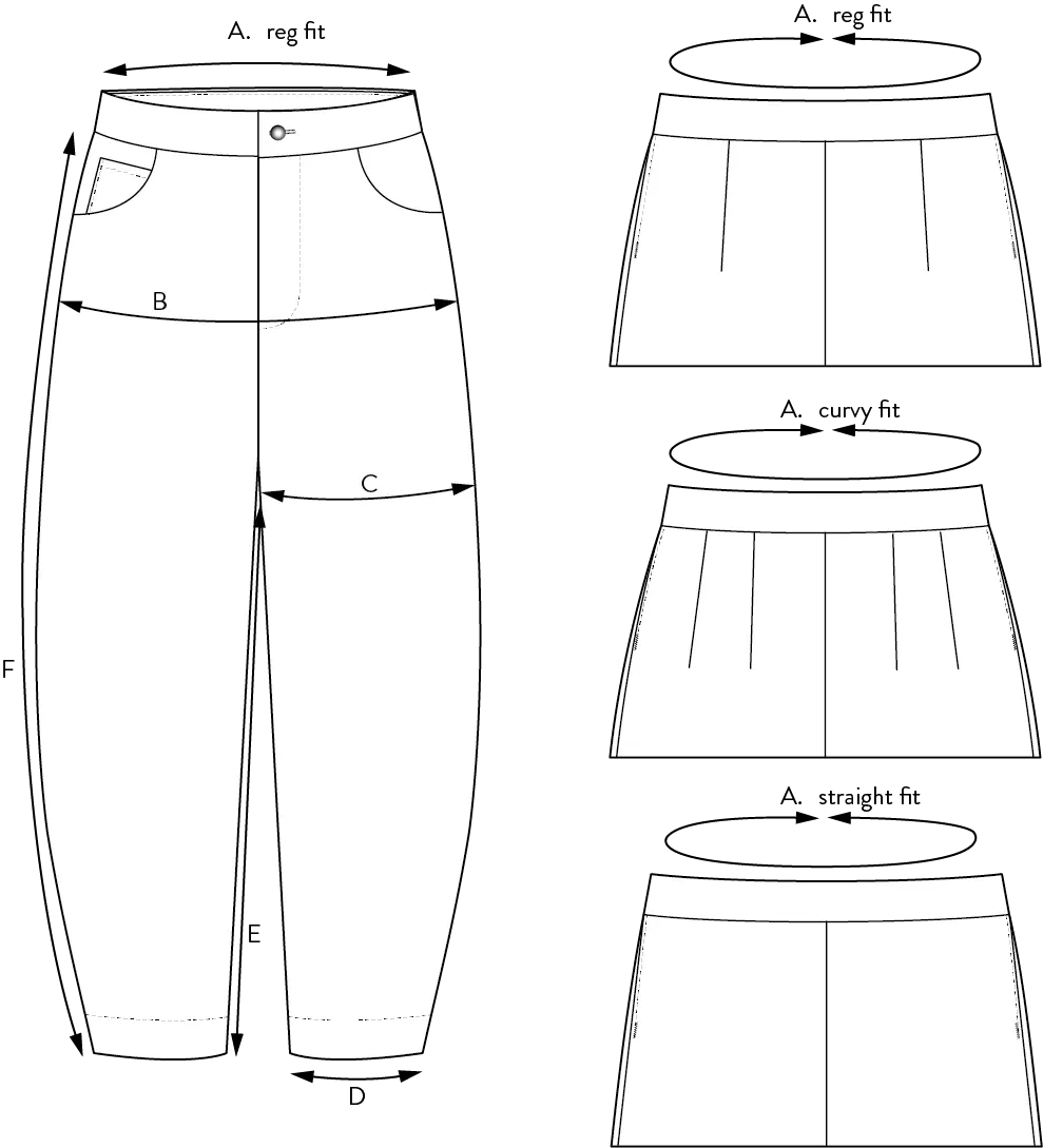 Barrel-Leg Trousers