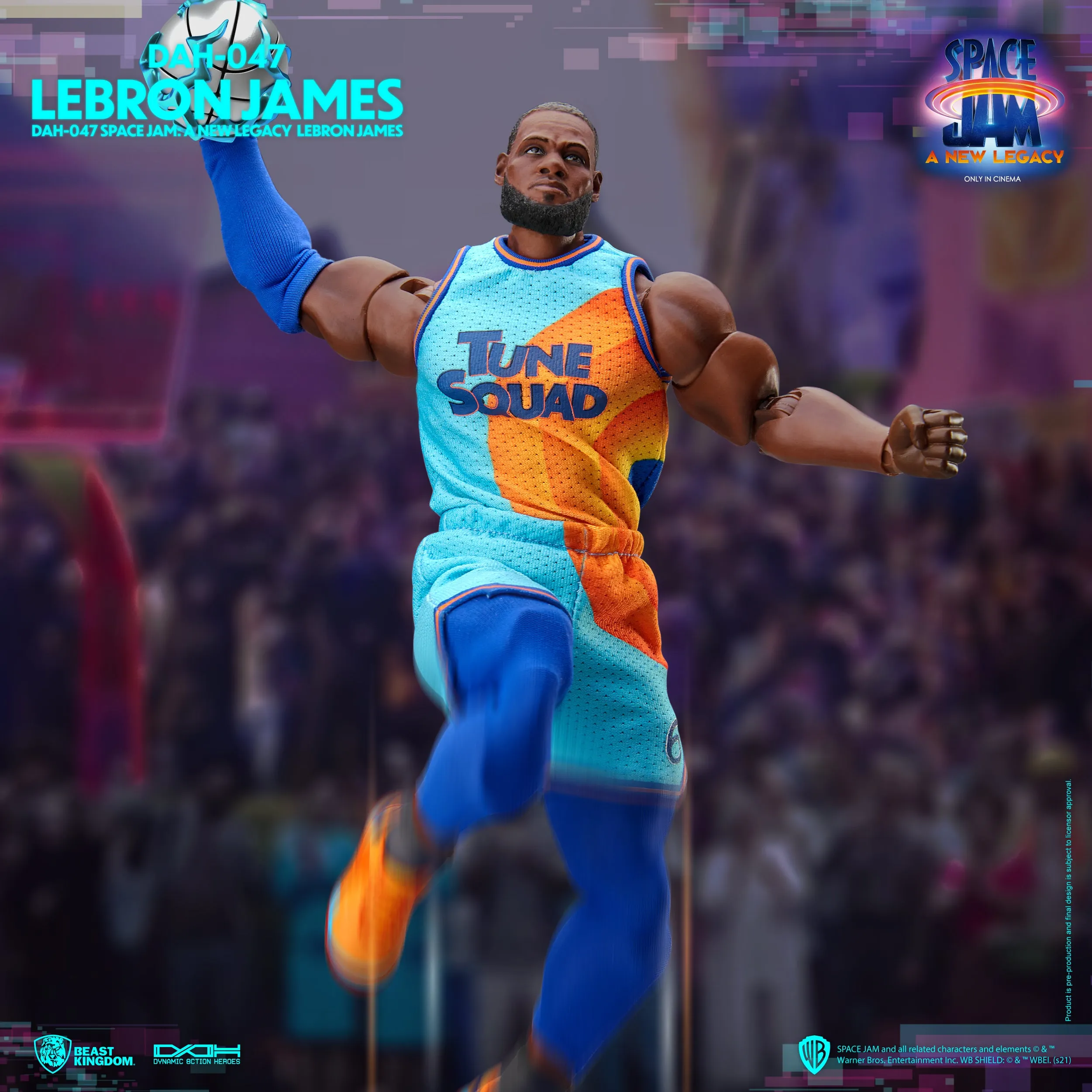 Beast Kingdom DAH-047 Warner Bros. Space Jam A New Legacy: LeBron James Dynamic 8ction Heroes Action Figure