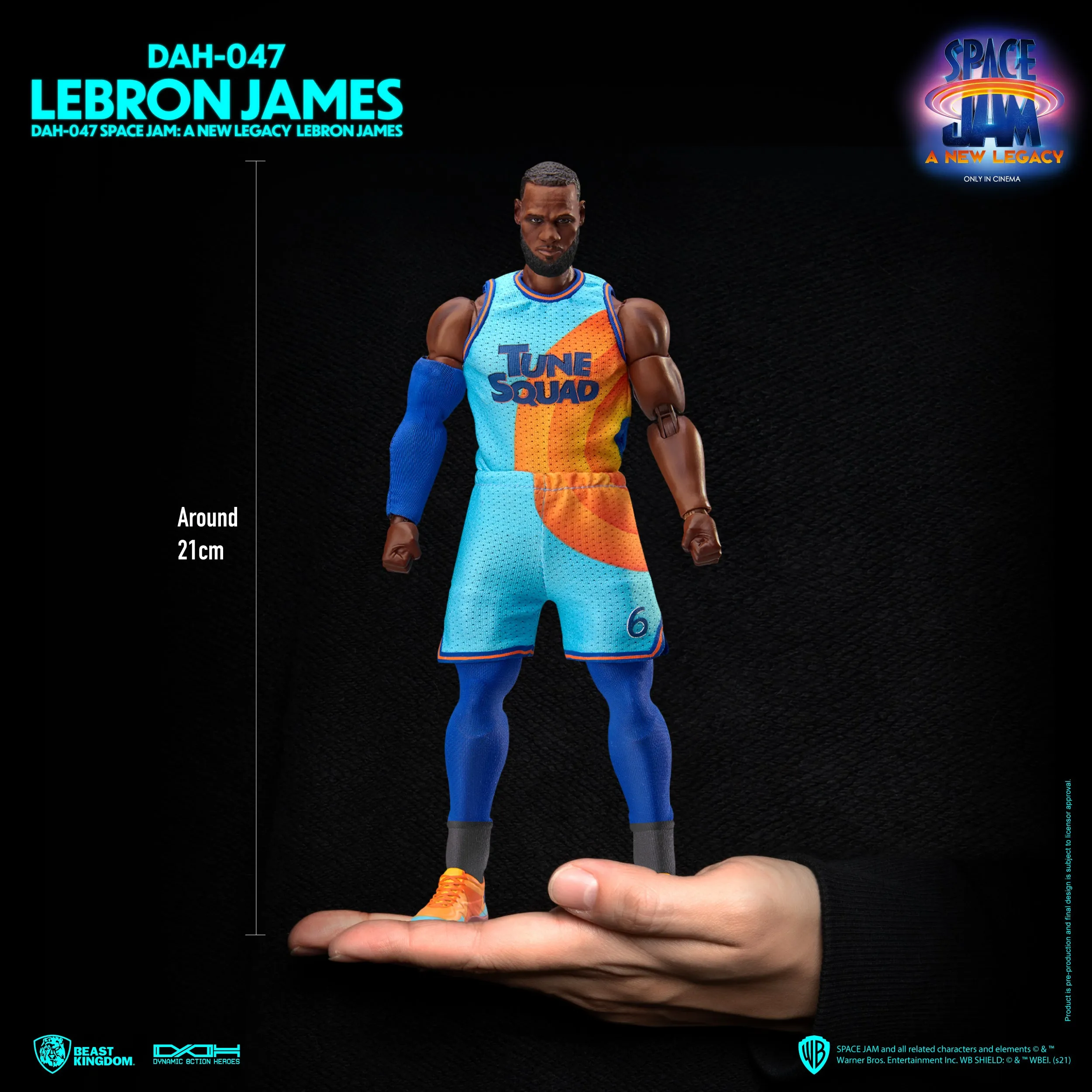 Beast Kingdom DAH-047 Warner Bros. Space Jam A New Legacy: LeBron James Dynamic 8ction Heroes Action Figure