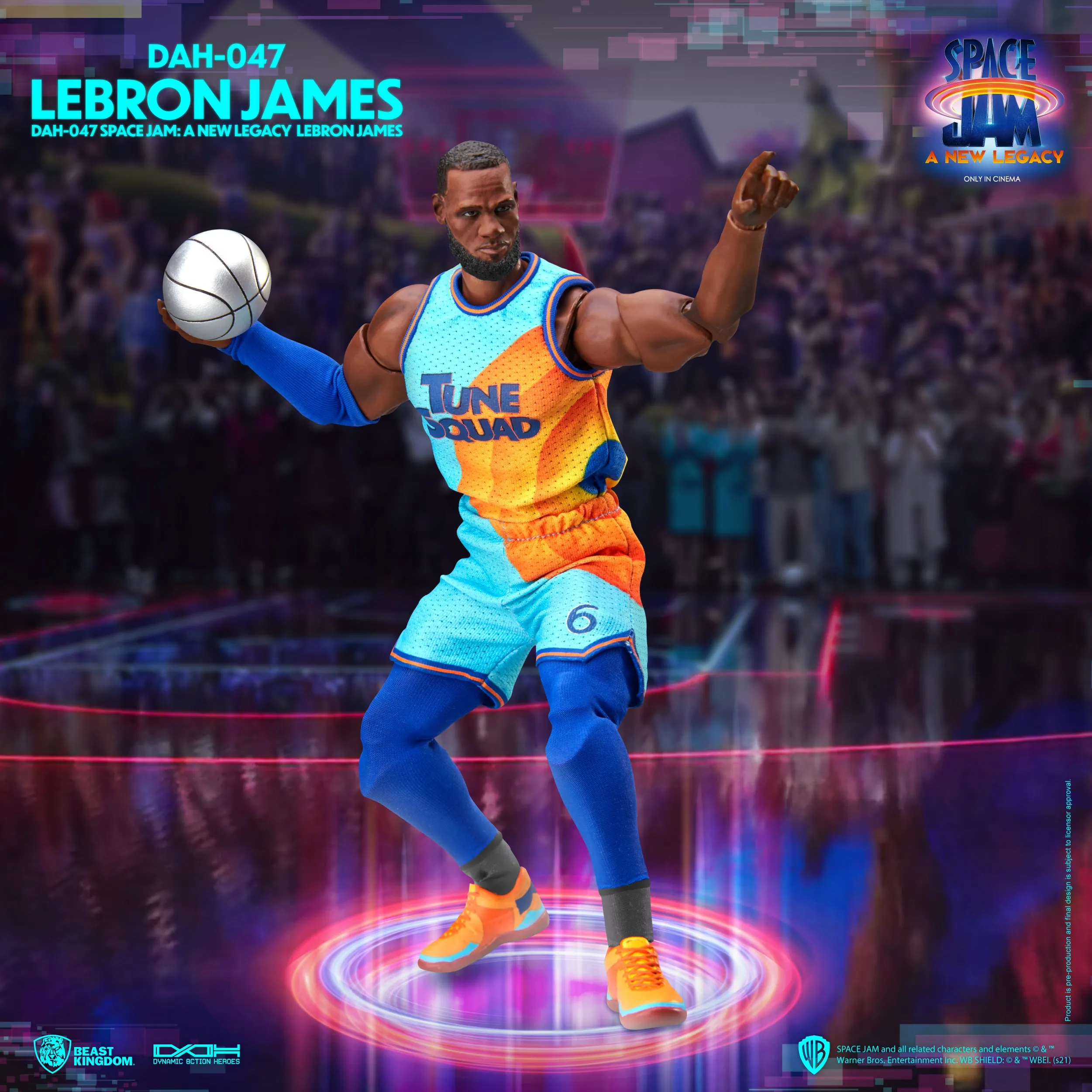 Beast Kingdom DAH-047 Warner Bros. Space Jam A New Legacy: LeBron James Dynamic 8ction Heroes Action Figure