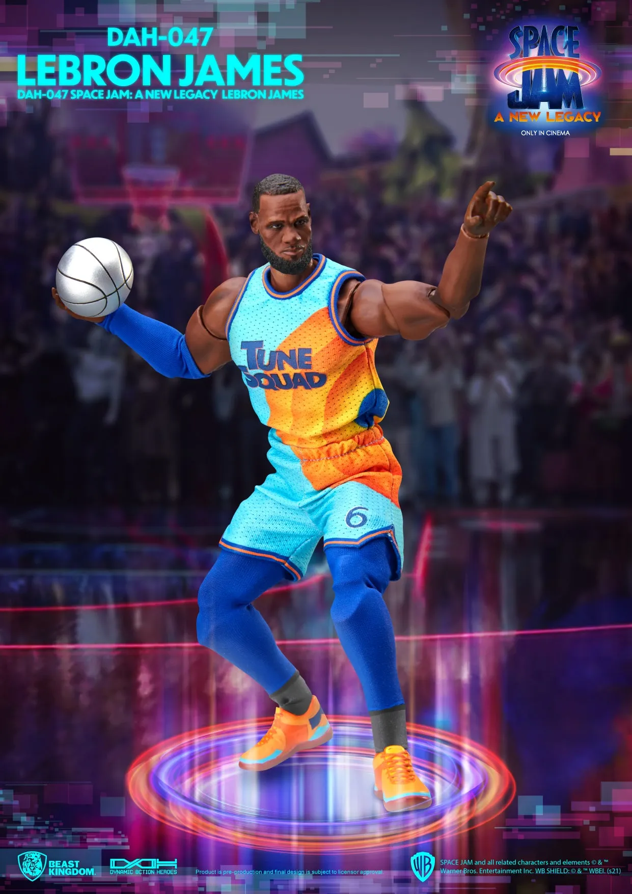 Beast Kingdom DAH-047 Warner Bros. Space Jam A New Legacy: LeBron James Dynamic 8ction Heroes Action Figure