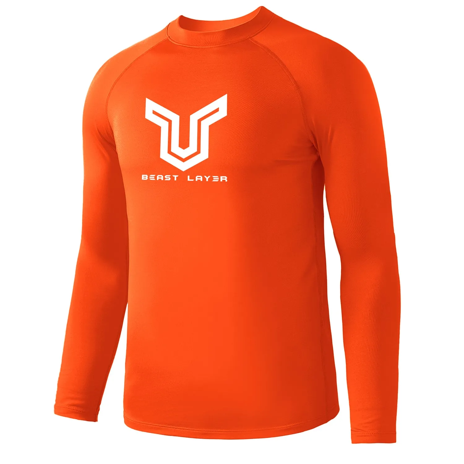 Beast Surf Shirt UPF50  Rash Guard for Men - Orange