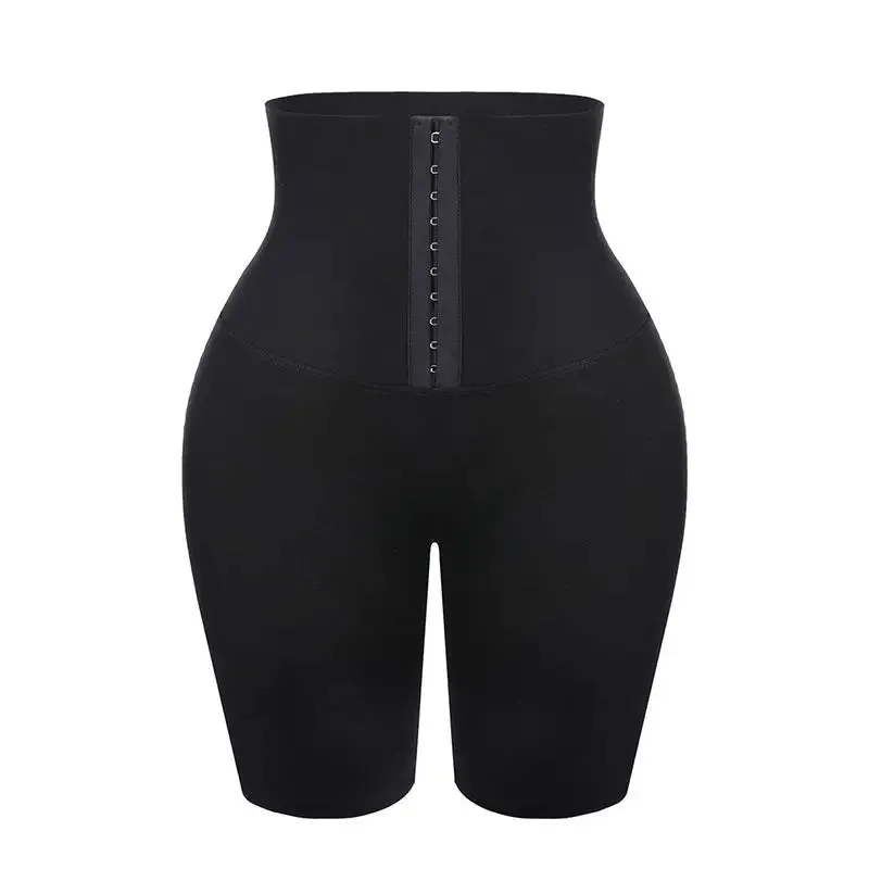 Black High Waist Trainer Shorts