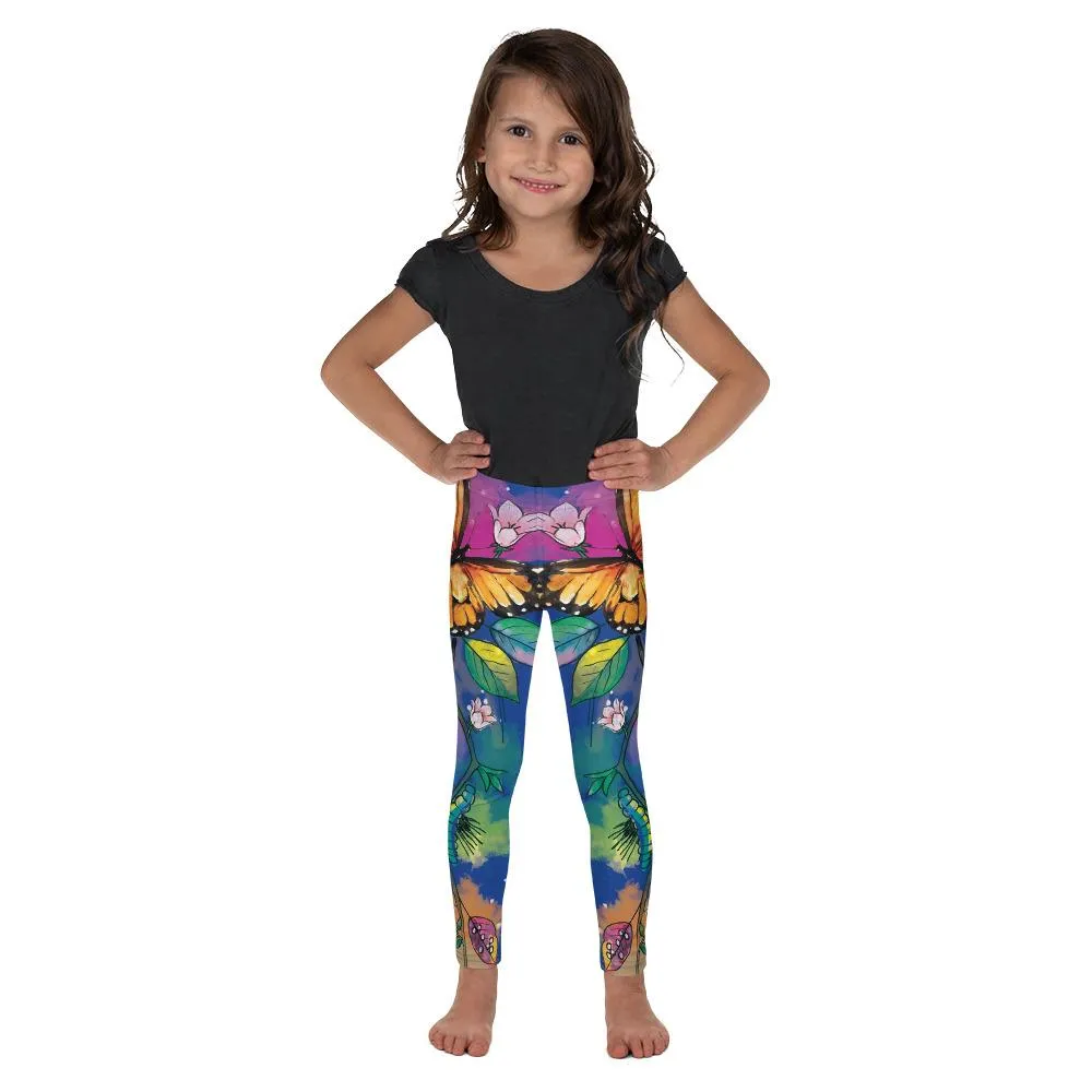 Blue Metamorphosis Kid's Leggings