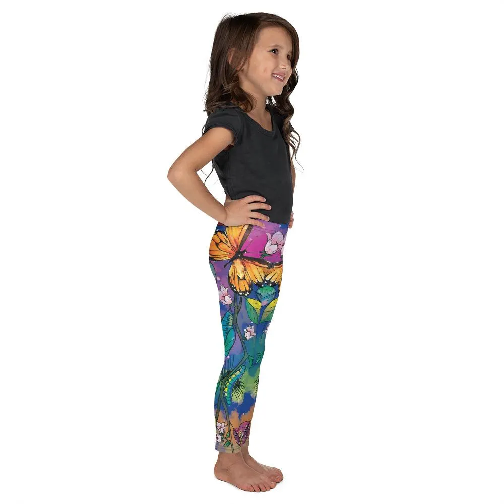 Blue Metamorphosis Kid's Leggings