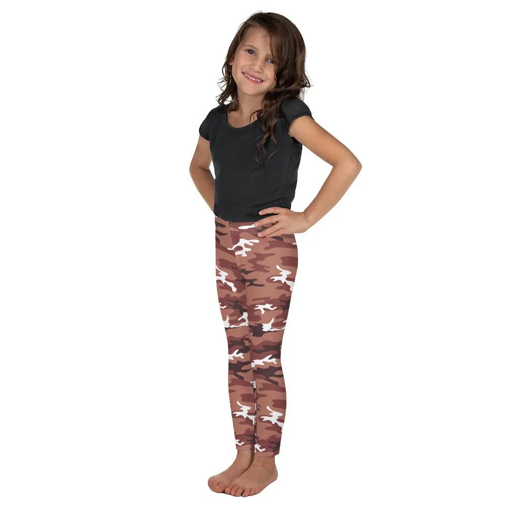 Brown Camo Kid's Leggings