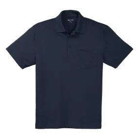 C1421 Mens Micropique Sport-Wick Pocket Polo