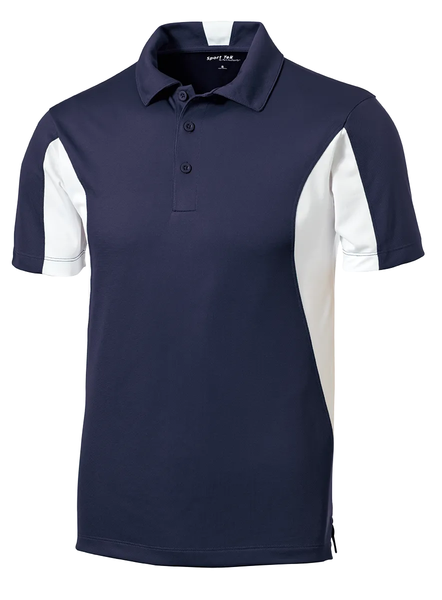 C1765M Mens Side Blocked Micropique Sport-Wick Polo