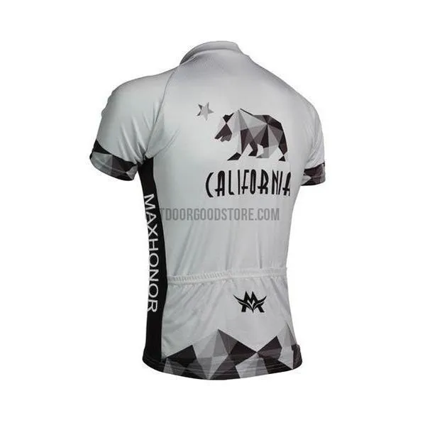 California Republic Bear Retro Cycling Jersey