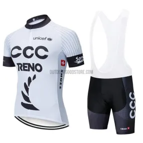 CCC White Pro Retro Short Cycling Jersey Kit