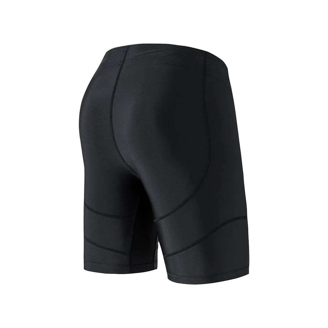 Classic Black UPF50  Mens Swim Shorts