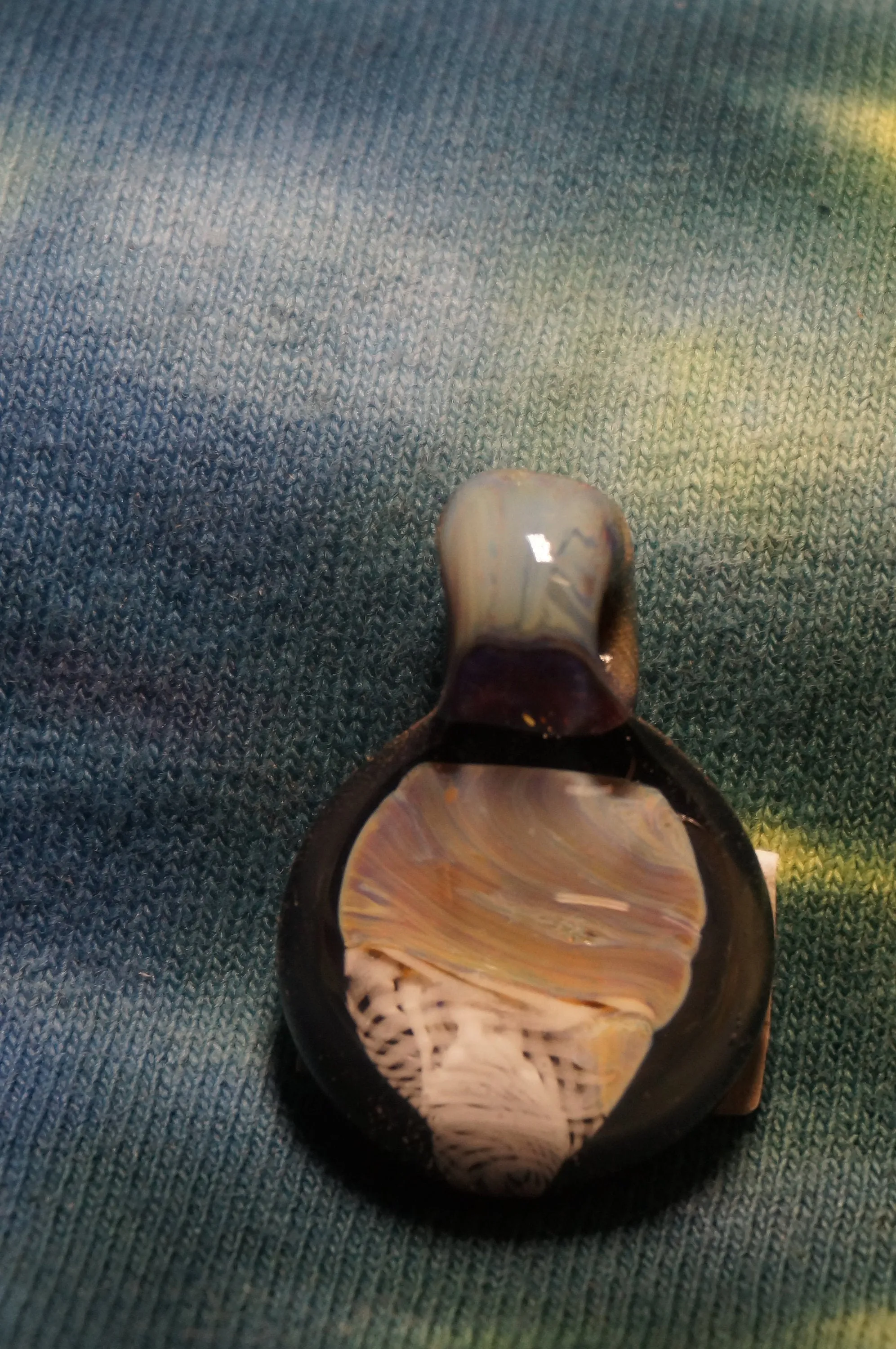 Color-full Jelly Fish 7 Glass Pendant - Caliculturesmokeshop.com