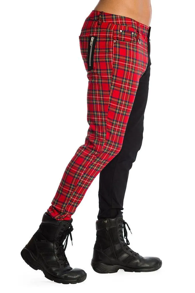 Contrast Check Trousers