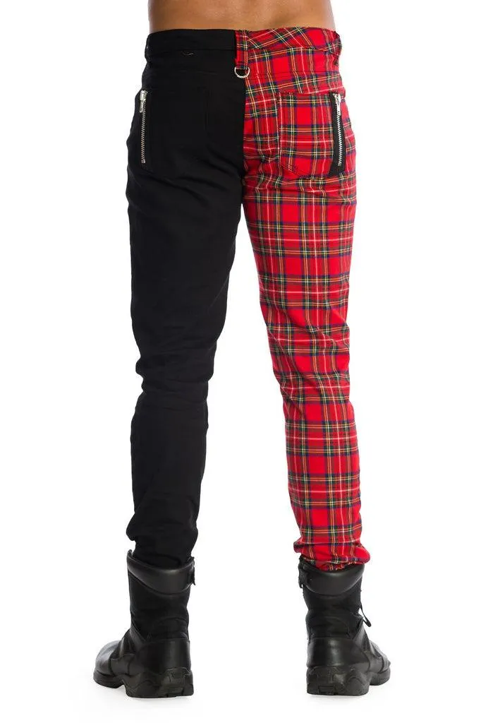 Contrast Check Trousers