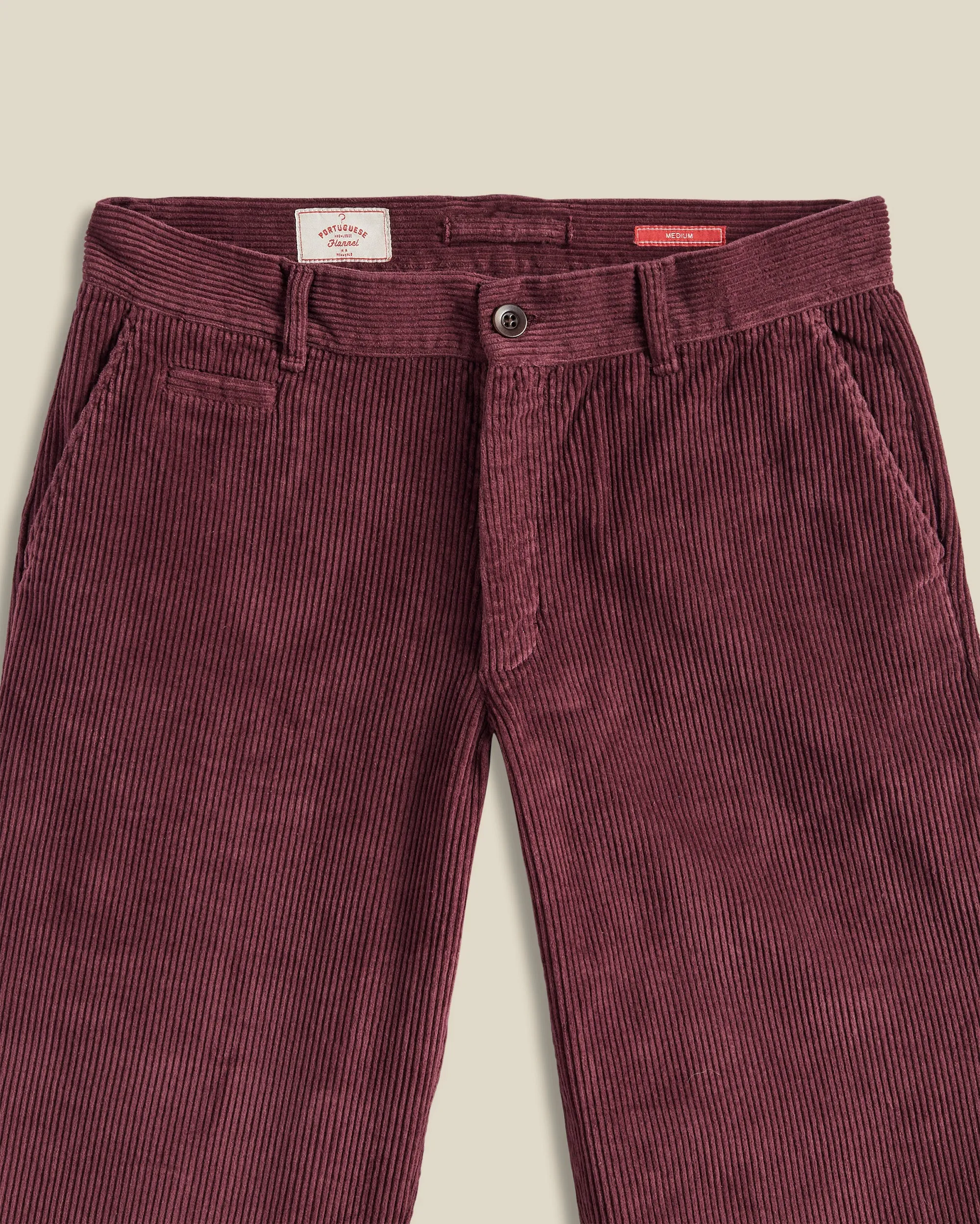 Corduroy Trousers - Bordeaux