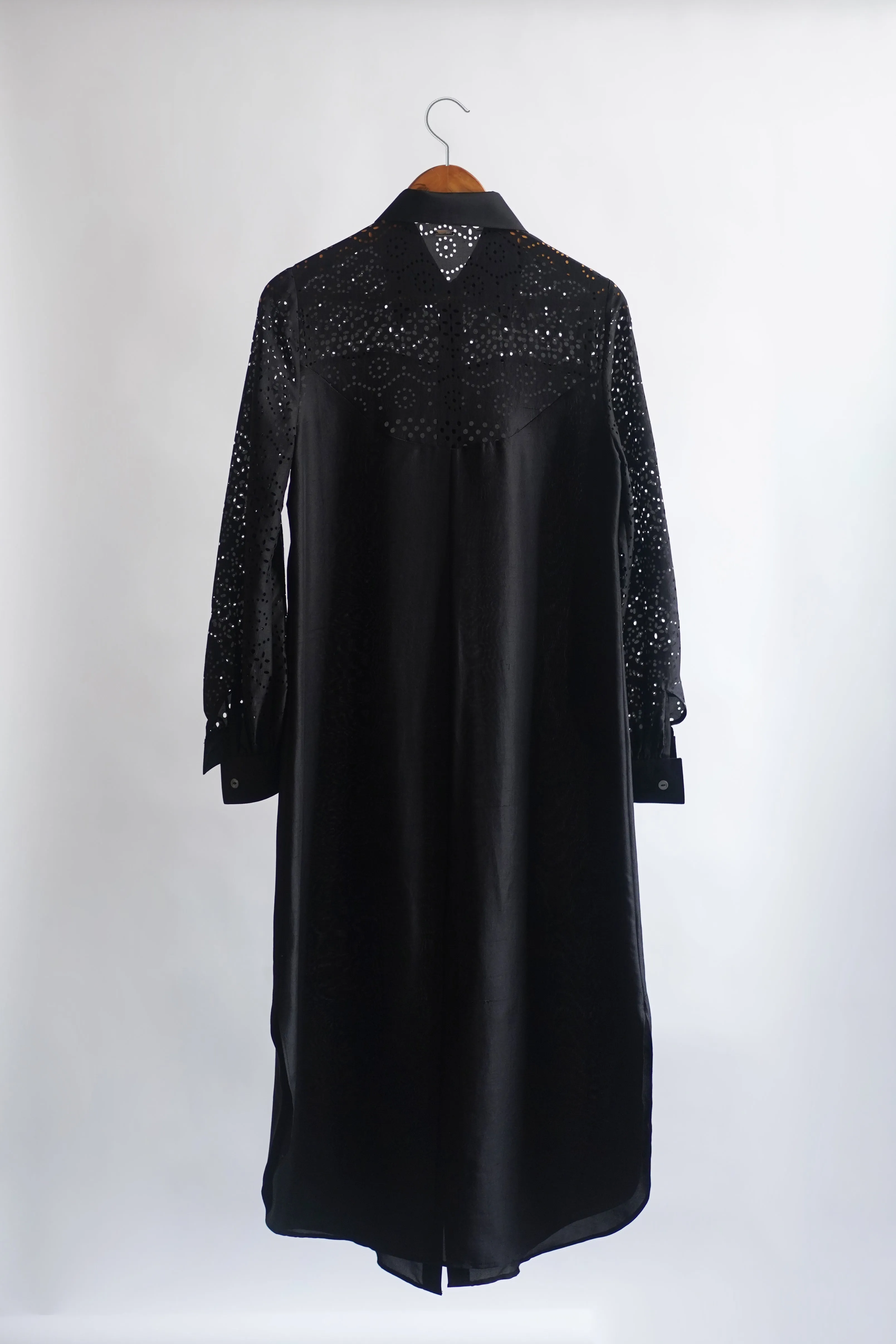 Cutwork Shirt Dress