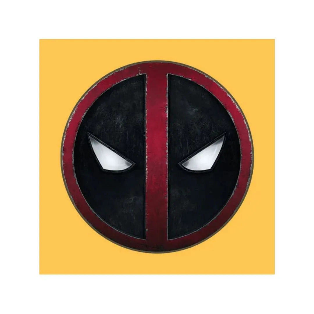 Deadpool Emblem: Metallic Logo - Marvel Official T-Shirt