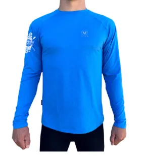 DRUMMERS - UV Performance L/S Tech Top - Cyan - CUSTOM