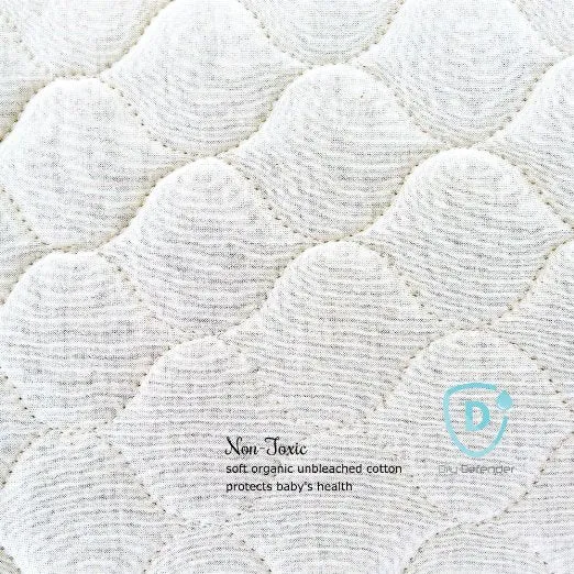 Dry Defender Organic Cotton Waterproof Crib Pad