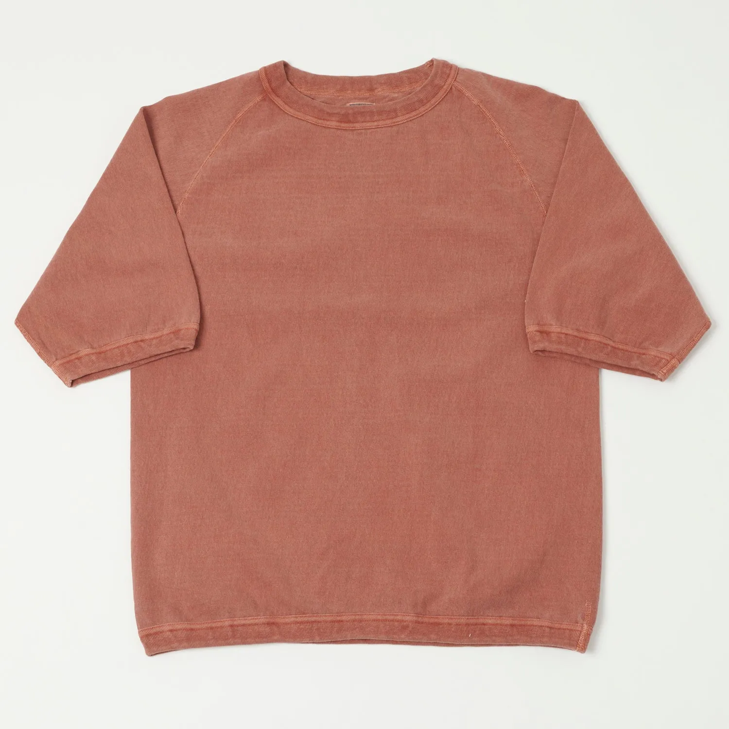 Dubbleworks Heavy Fabric Pigment Raglan Tee - Brick Red