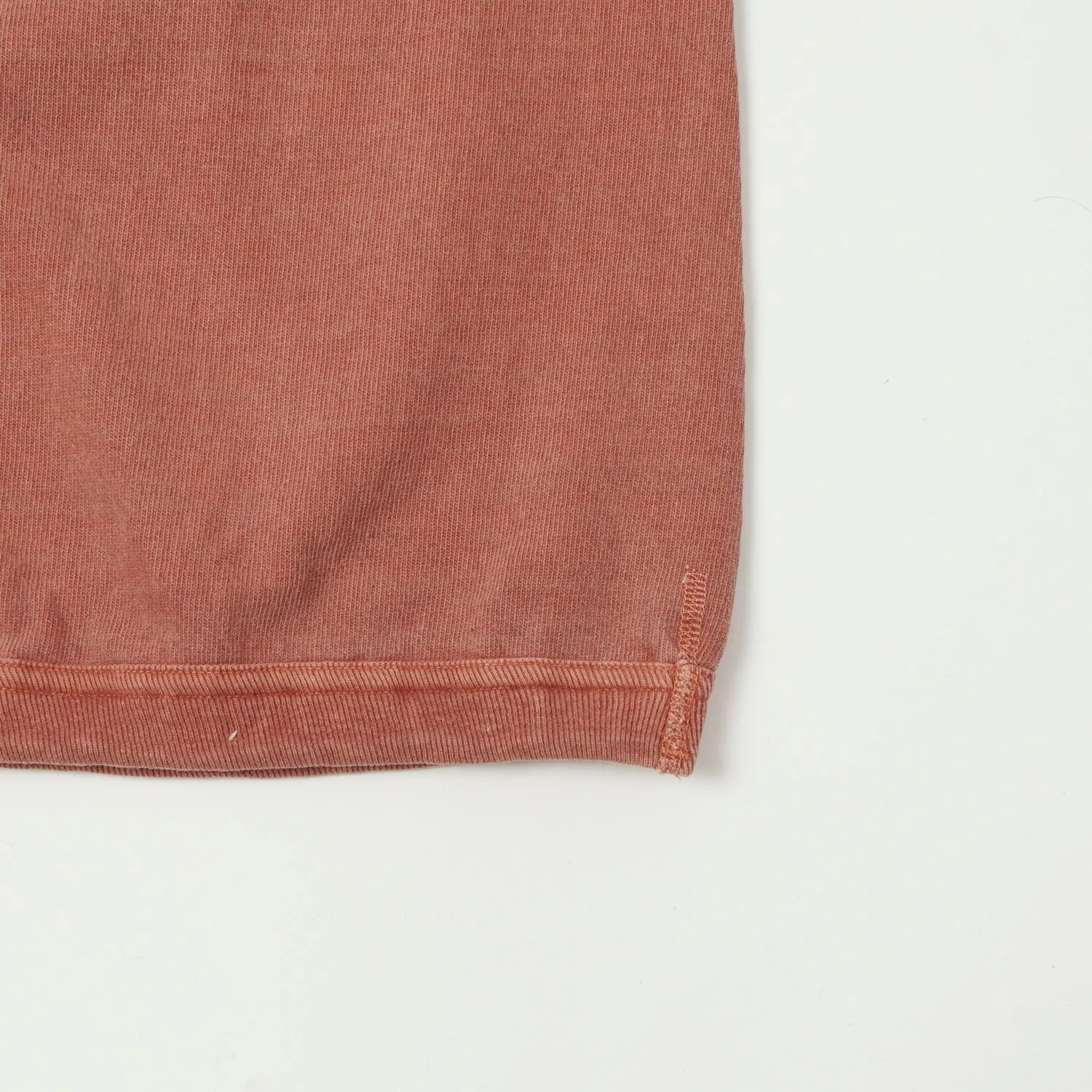 Dubbleworks Heavy Fabric Pigment Raglan Tee - Brick Red