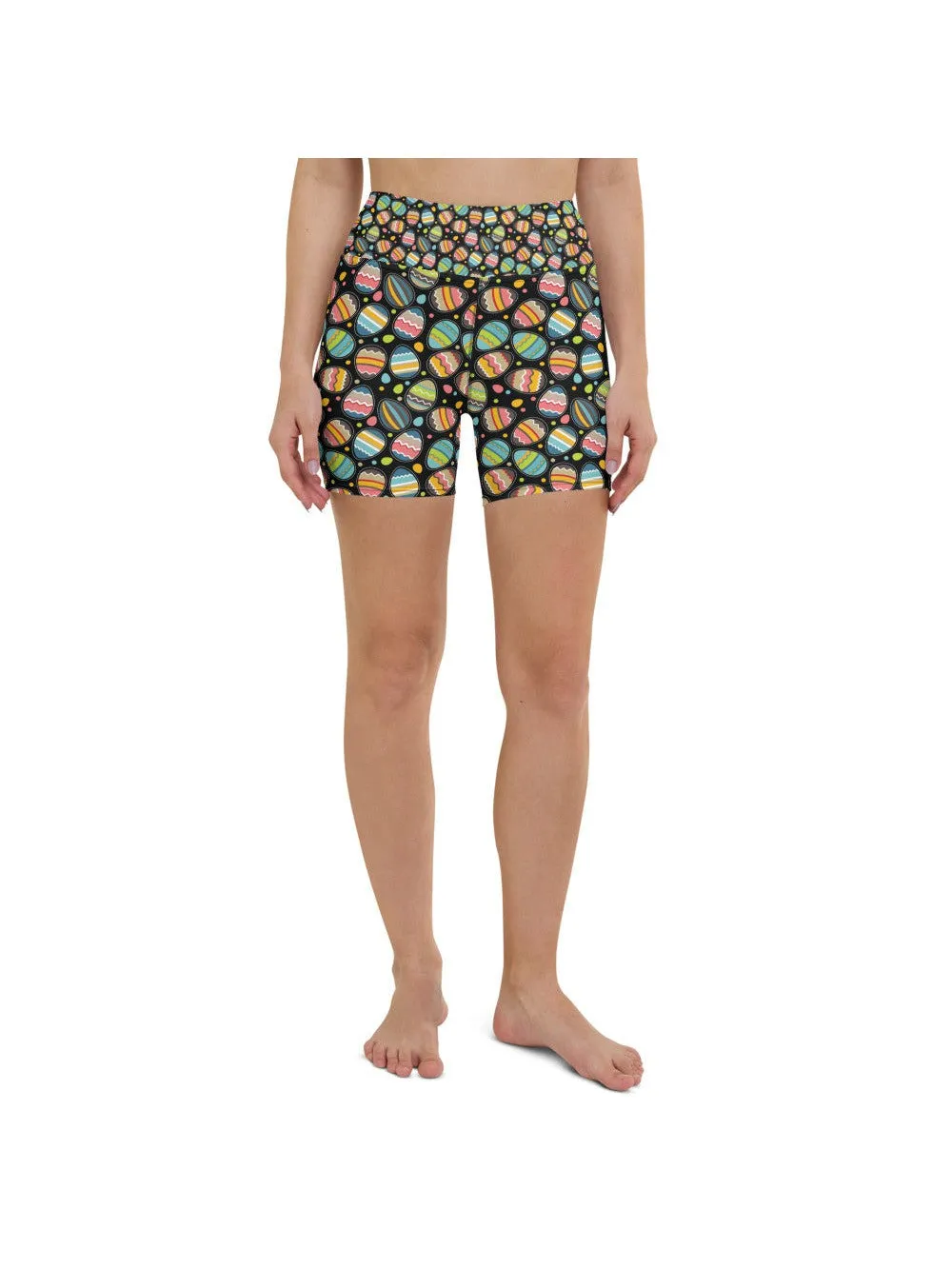 Easter Egg Yoga Shorts