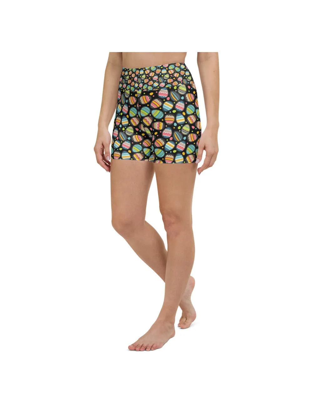 Easter Egg Yoga Shorts