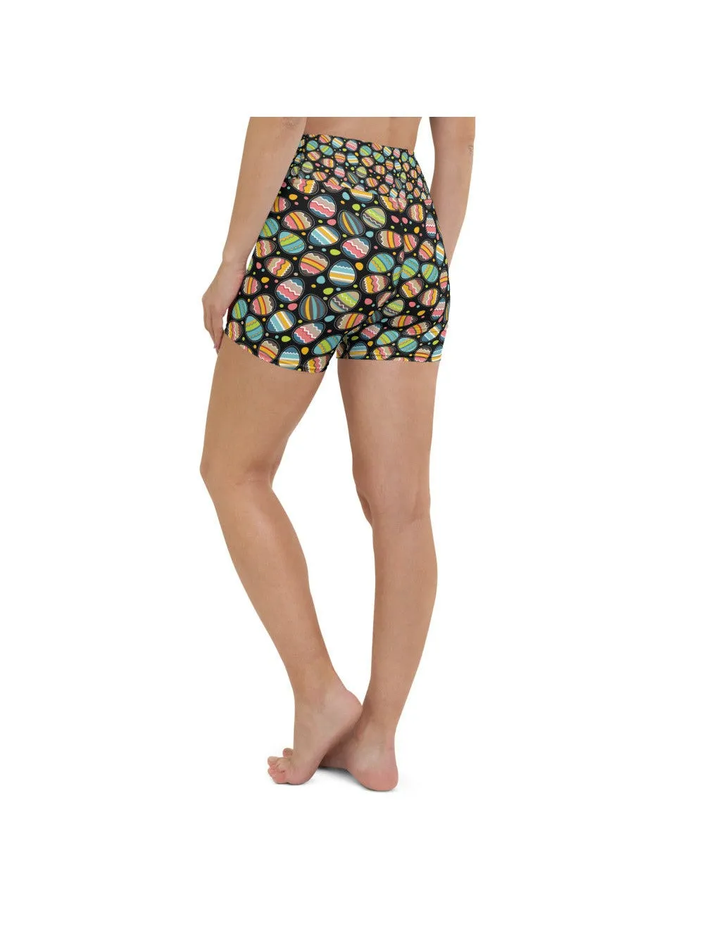 Easter Egg Yoga Shorts