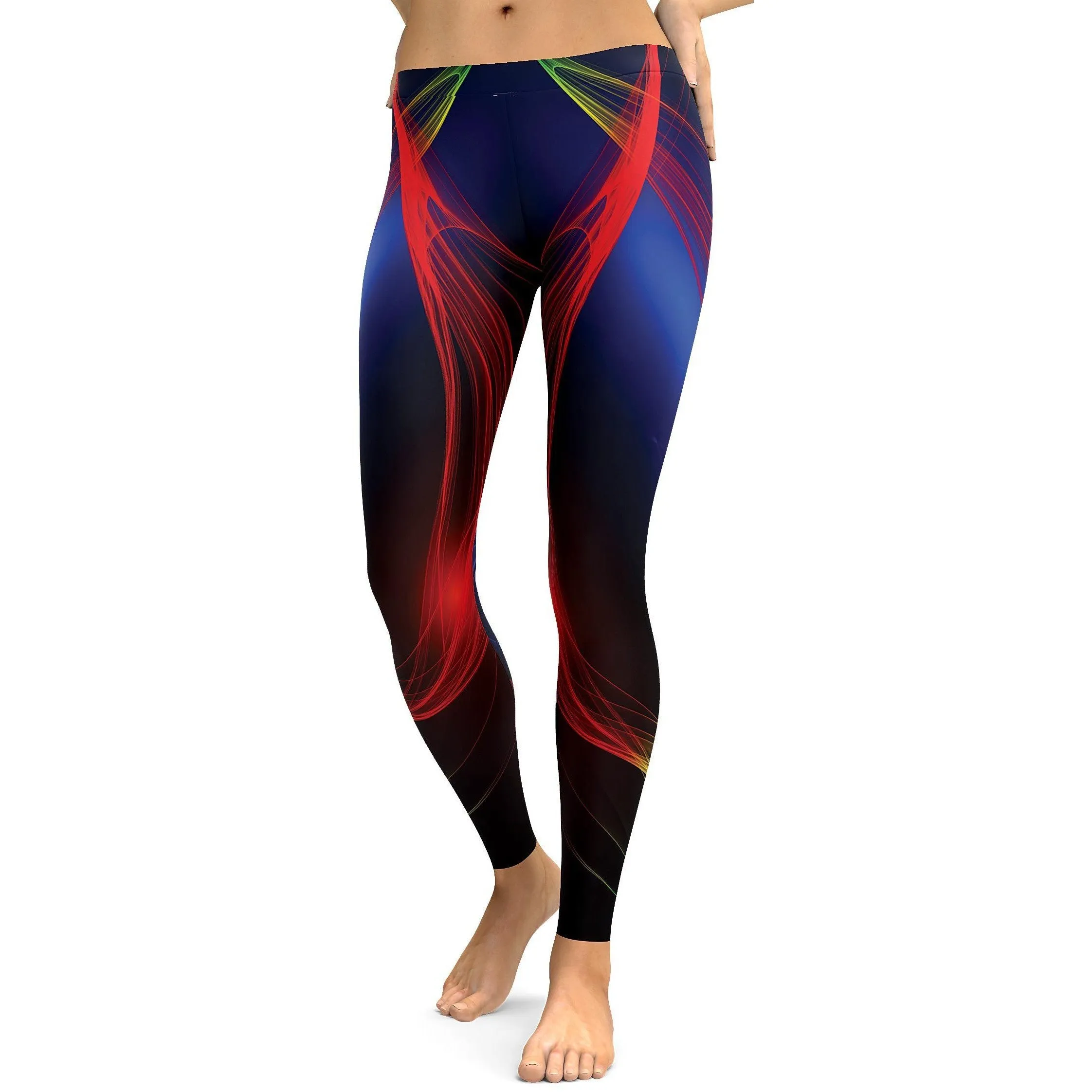 EDM Rainbow Strokes Leggings